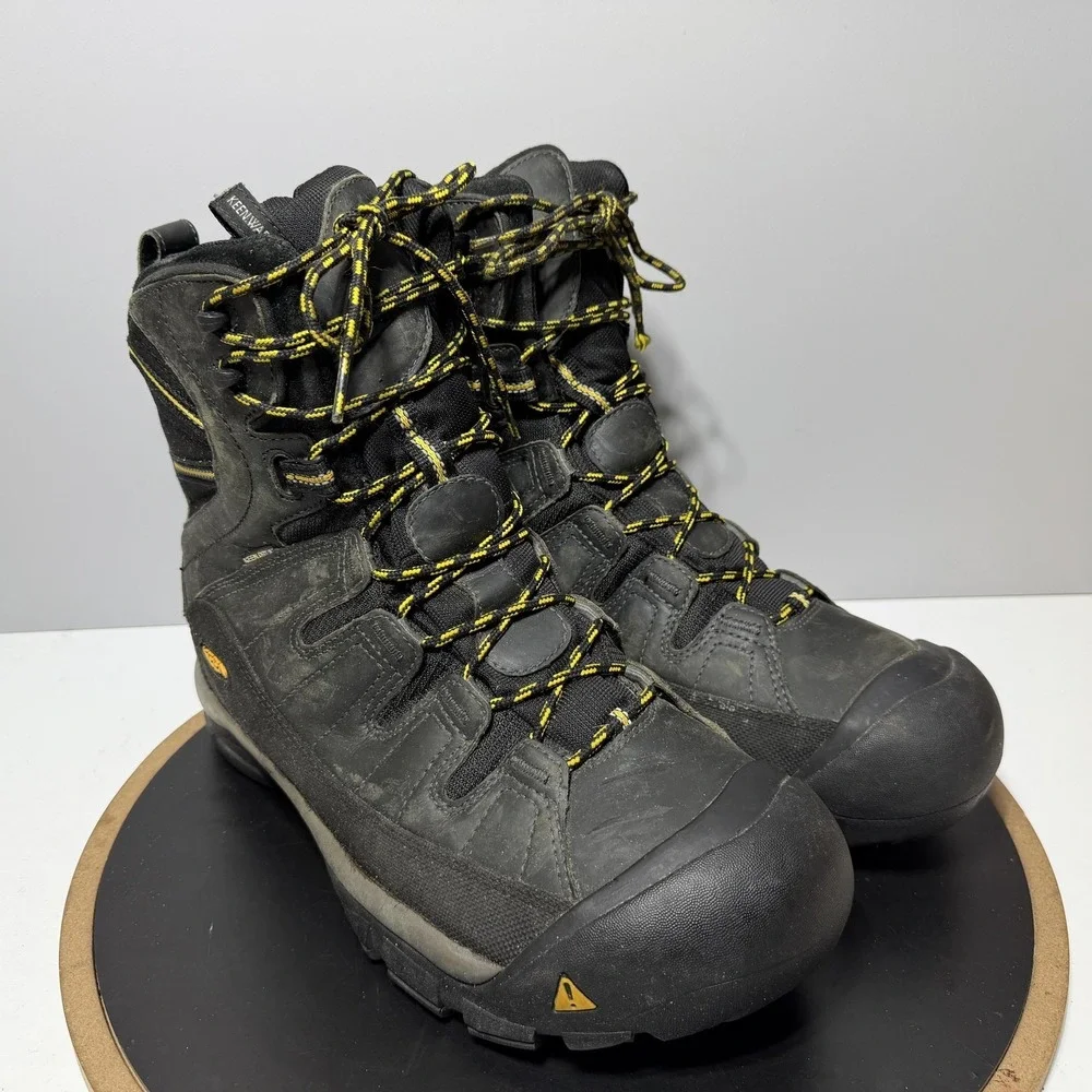 Keen Summit County Boots Mens 13 Black‎ Shellback Insulated Winter Snow Hiking